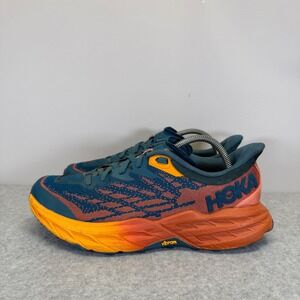 Hoka Speedgoat 5 Womens Shoes Size 7.5 Trail Running Blue Orange 1123158-TCOW